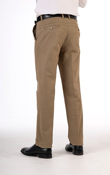 Bob Spears Active Waist Casual Brown Pant