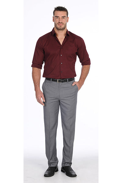 Grey Light-Narrow Leg Dress Pant
